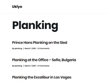 Tablet Screenshot of planking.me